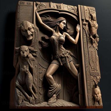 3D model Lara Croft and the Guardian of Light Things That Go Boo (STL)